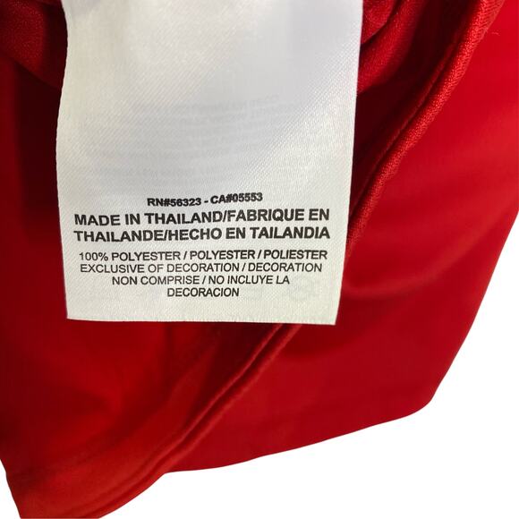 Nike Golf Women's Polo Shirt Dri-Fit Red Short Sleeve NBC Connecticut Logo Sz S - Picture 10 of 10